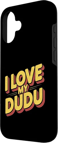 Vista 2 de I Love My DuDu Friends Parents Lover Family Gathering - Carcasa para iPhone 16