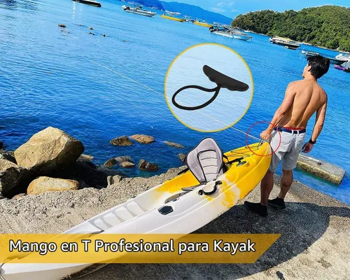 Vista 8 de DS. DISTINCTIVE STYLE Kayak Handles 2 Pack Kayak Pull Handle Replacement Negro