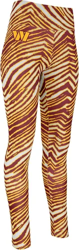 Vista 35 de Zubaz NFL Mallas para mujer de longitud completa de cintura alta básica 1.0