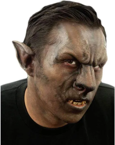 Vista 3 de Woochie Orejas de látex clásicas, maquillaje de disfraces de Halloween de calidad profesional - Lobo