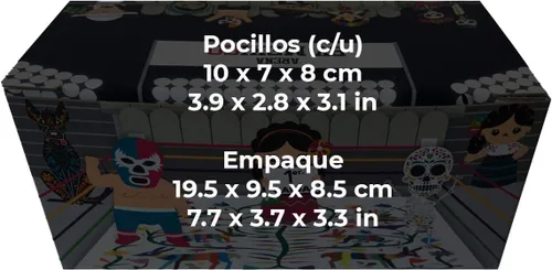 Vista 6 de BY MEXICO Mexican Designs Pocillo de Peltre Duo - Tazas esmaltadas, 12 onzas