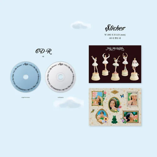 Vista 5 de Red Velvet - Mini Album The ReVe Festival 2022 - Feel My Rhythm ReVe Ver - calmato Ver Photo Book CD-R Sticker Book Mark Folded Poster Photo