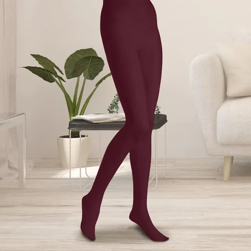 Vista 6 de Mallas Queen para mujer, talla grande, opaco, con longitud que cubre los pies