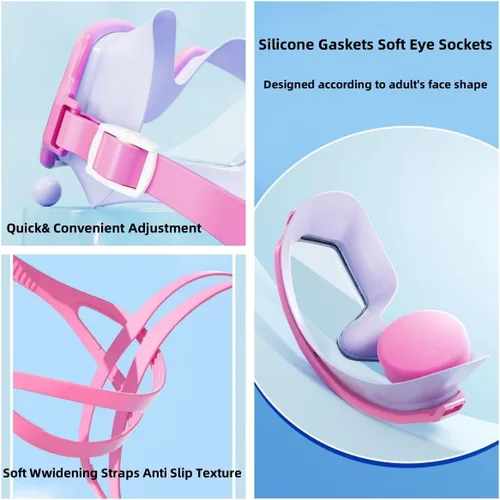 Vista 2 de Gafas de baño anti niebla impermeables UV gafas de natación buceo gafas de natación ajustables gafas de natación mujeres hombres gafas deportivas