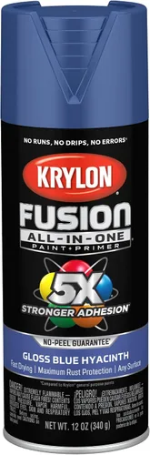 Vista 60 de Krylon Fusion - Pintura en aerosol adhesiva todo en uno para uso en interiores y exteriores, 12 onzas, vidrio de playa