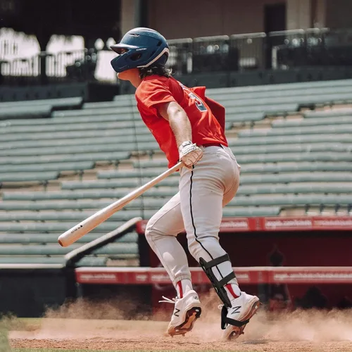 Vista 6 de Hikeen Baseball Leg Guard Batter's Shin and Foot Shield with Adjustable Straps Batting Softball Gear Suitable for Right Hand & Left Hand Hitters