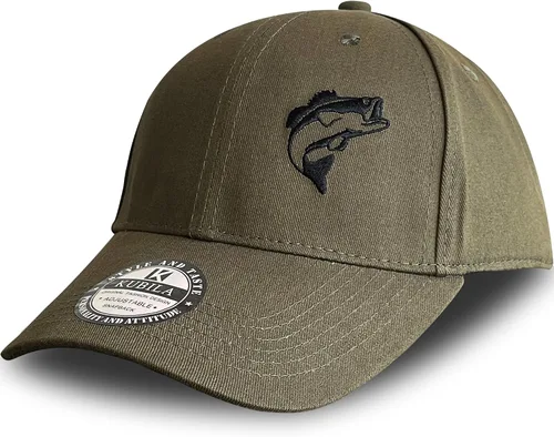 Vista 7 de Sombreros de pez lubino para hombres y mujeres, regalos de pesca con mosca, gorra de béisbol para papá