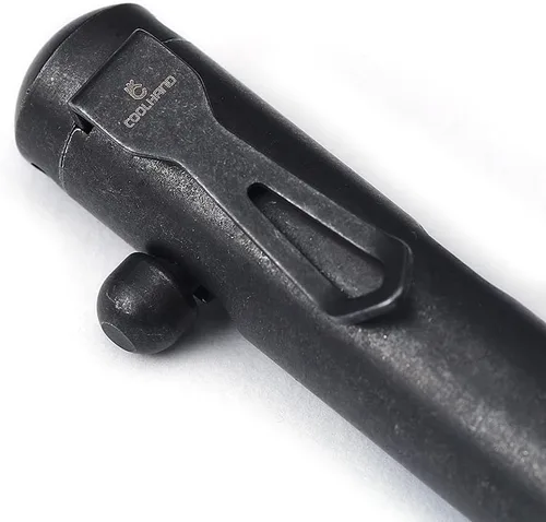 Vista 6 de Cool Hand Bolt Action lapicera táctica estilo cañón con clip y rompecristales, negro
