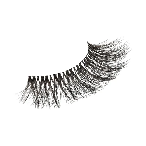 Vista 8 de KISS - Pestañas postizas de la colección Lash Couture The Muses, “Duquesa”, 16mm, negras, onduladas, hechas a mano, seda sintética refinada, banda