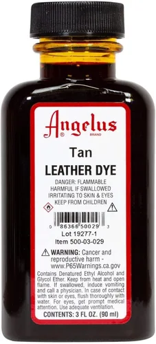 Vista 31 de Angelus Tinte para cuero, 3 onzas, bronceado militar