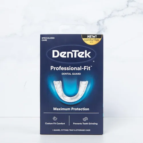 Vista 15 de DenTek Protector dental de ajuste profesional, protector bucal para rechinar dientes por la noche, 1 unidad FDA-Cleared, Mouth Guard for Grinding