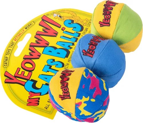 Vista 2 de Yeowww My Cats Balls, 3 Pelotas por Paquete
