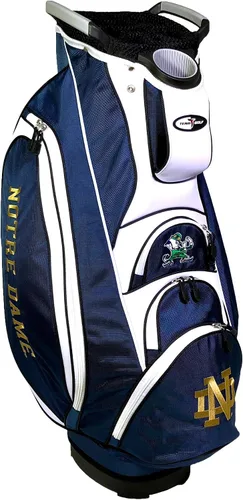 Vista 2 de Team Golf NCAA 10-Way Top with Integrated Dual Handle & External Putter Well, Cooler Pocket, Padded Strap, Umbrella Holder & Removable Rain Hood