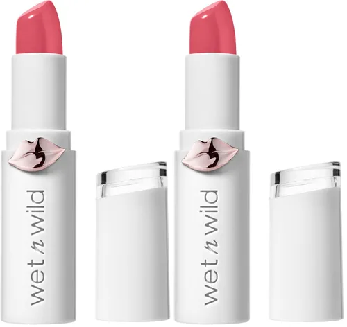 Vista 20 de wet n wild labial de color con alto brillo y mega duración Ropa fuera