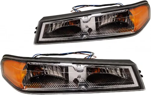 Vista 6 de KarParts360 Para Chevy Colorado Park 2004 05 06 07 2008 Conjunto de luz de señal lado del conductor con bombillas sustituye GM2520192