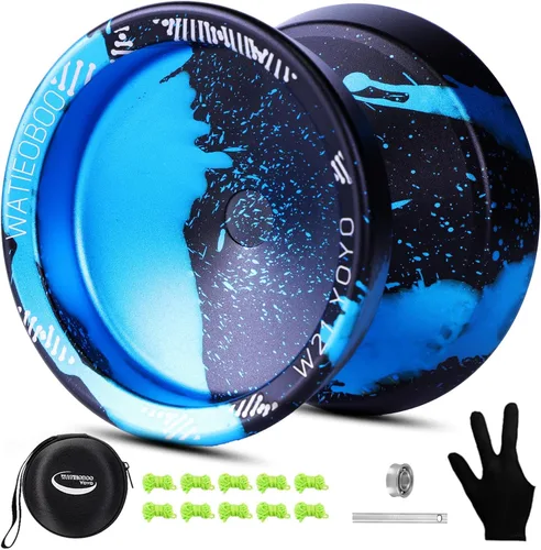 Vista 11 de Yoyo R8 Responsive Yoyo para principiantes, Yoyos profesionales no responsivos para adultos Pro Yoyos de trucos de metal con kit de rodamientos Yo