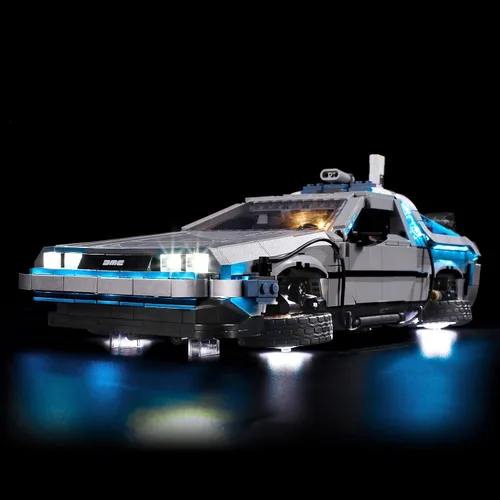 Vista 9 de BRIKSMAX Luz para Back-to-The-Future-Time-Machine 10300 - Kit de iluminación LED compatible con Lego Creator Expert - No incluye el set de Lego