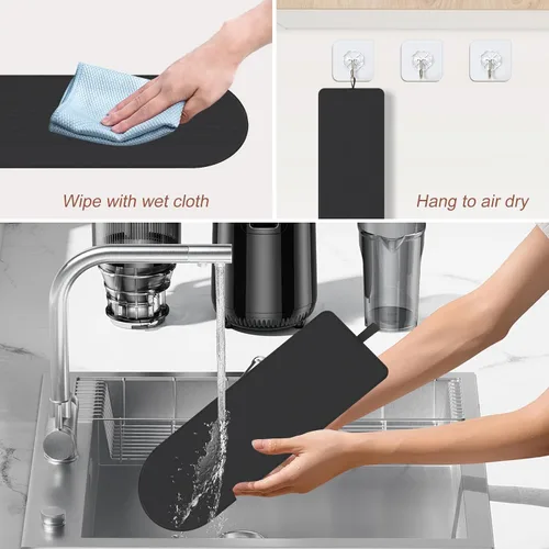 Vista 7 de Alfombrilla deslizante para máquina de granizado Ninja FS301/FS300, máquina de bebidas congeladas, almohadilla deslizante para máquina de granizado