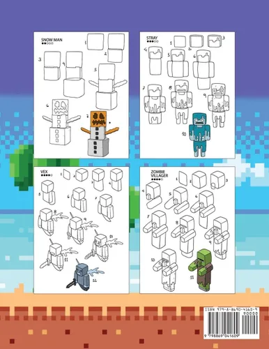 Vista 2 de How to Draw Mobs for Minecrafters Easy Step by Step Guide Volume 2