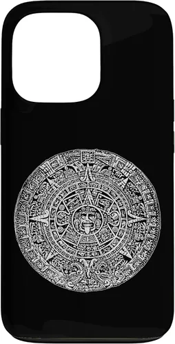 Vista 10 de Aztec Calendar Sun Stone Mexican Mayan Calendario Azteca Case for iPhone 17