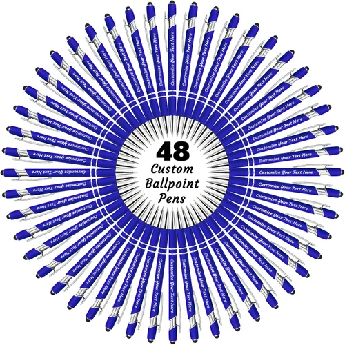 Vista 68 de 12 bolígrafos personalizados a granel, bolígrafos personalizados con grabado personalizado con nombre o texto, regalo ideal de aniversario
