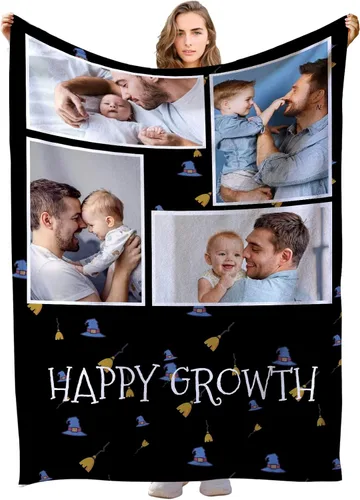 Vista 14 de Manta personalizada con imagen, manta de fotos personalizada, manta personalizada, regalos personalizados para novio, novia, mamá