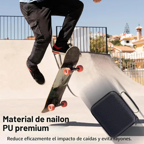 Vista 6 de Funda para Osmo Mobile 7/7P, bolsa de almacenamiento portátil EVA Lycra, funda de transporte, para DJI OM7/DJI OM7P Gimbal Stabilizer Estuche