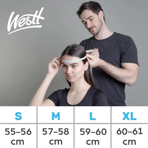 Vista 6 de Westt Cascos modulares para motocicleta - Casco integral para motocicleta con visera doble abatible, aprobado por DOT, Casco para hombres y mujeres