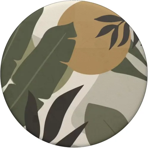 Vista 3 de Botánico Bohemio Floral Boho Flor Estética Hojas PopSockets PopSockets intercambiables PopGrip