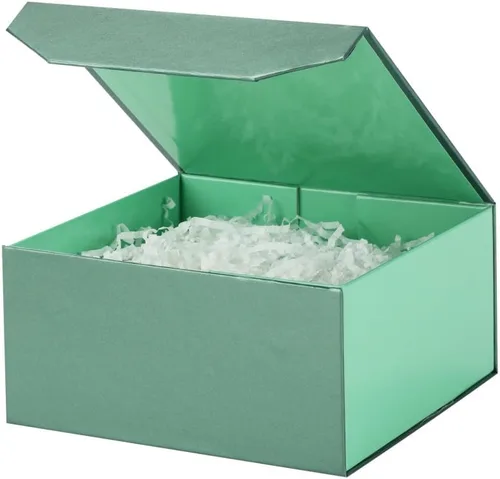 Vista 70 de 1 paquete de caja de regalo negra con tapas, pequeña de 12 x 8 x 2.7 pulgadas, cajas de regalo para ropa, cajas de regalo para camisas con cinta