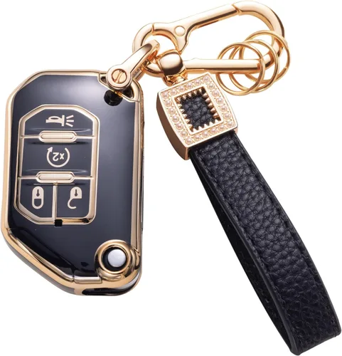 Vista 29 de Funda para llavero Benz, cordón de cuero con protección para llave inteligente, compatible con Clase A, Clase C, Clase G, Clase E y Clase S 2017-2021