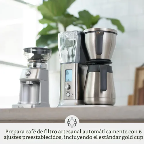 Vista 2 de Breville BDC450BSS Cafetera de precisión con jarra térmica, de goteo, 60 oz, acero inoxidable cepillado