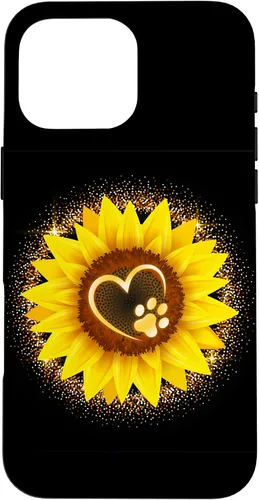 Vista 19 de Sunflower Paw Cat Dog Heart Case for iPhone 16