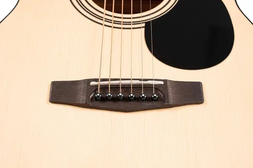Vista 5 de Cort Serie estándar AF510 Guitarra acústica, poro abierto natural