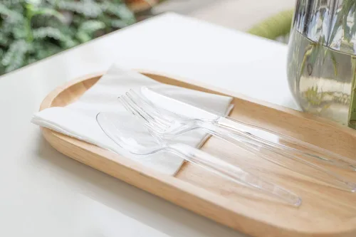 Vista 9 de Heavyweight Plastic Spoons, Clear, 100 Count (Pack of 2)