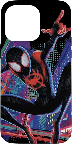 Vista 21 de Marvel Spider-Man Into The Spider-Verse Miles Morales City - Carcasa para iPhone 17