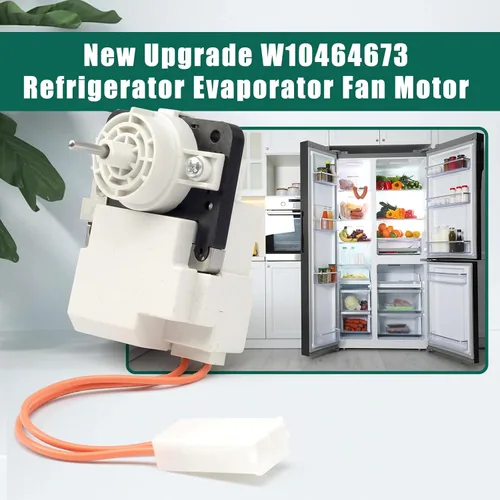 Vista 2 de Reemplazo del motor del ventilador del evaporador del refrigerador W10464673 para Whirlpool Reemplaza las piezas WPW10464673 PS7320664 PS11755167