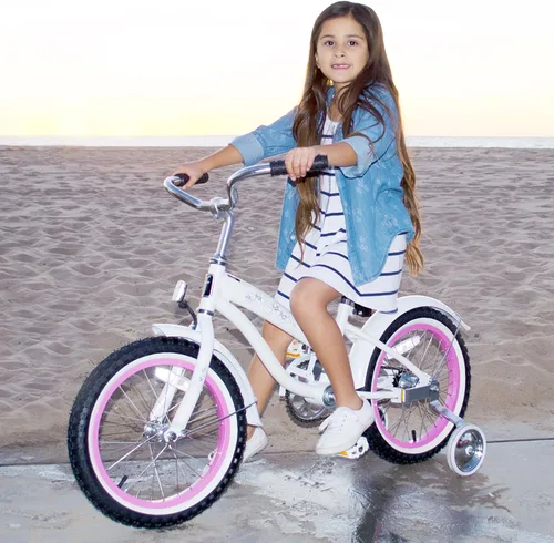 Vista 5 de Firmstrong Girl s Bella Bicycle with Training Wheels