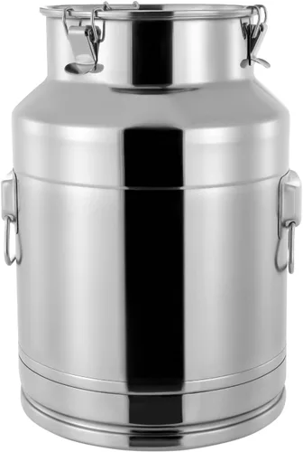 Vista 12 de Lata de leche de 5.3 galones, cubo de leche de acero inoxidable 304, cubos sellados con leche resistente, tarro de leche, jarra de leche, lata