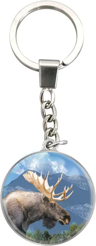 Vista 27 de Deluxebase Magnidome Llavero de domo en forma de cúpula con cadena de acero inoxidable. Llavero de cúpula de cristal