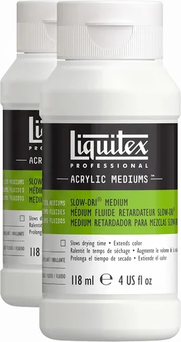 Vista 18 de Diluyente líquido Liquitex profesional en spray para humidificar en paletas, Blanco, 4 onza Acristalamiento
