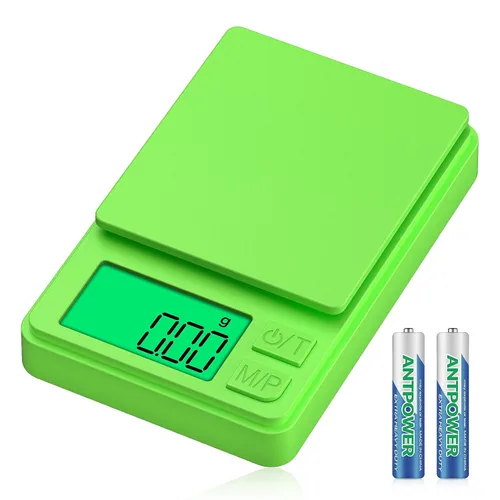 Vista 8 de Báscula digital de bolsillo de 35.27 oz x 0.0004 oz, báscula portátil de Negro