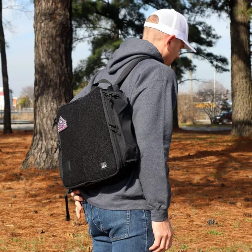 Vista 8 de ACE PRO Cornhole Backpack with ACE Patch - Holds Up to Six Cornhole Bag Sets (Up to 24 Bags)