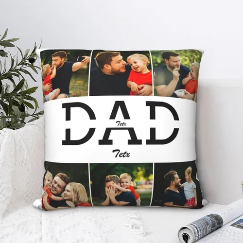 Vista 10 de EAQ Funda de almohada personalizada con imagen personalizada con su propio texto/imagen/logotipo
