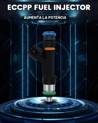 Vista 2 de Inyectores de combustible ECCPP 4 piezas 12 agujeros kit de inyector de combustible 0280158103 apto para 2006-2013 para Mazda 3 2.0L, 2006-2009