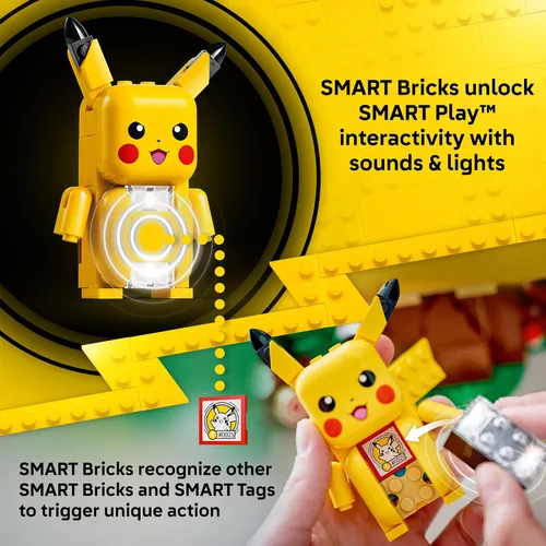 Vista 4 de LEGO Pokémon SMART Play: Training House with Pikachu 72164
