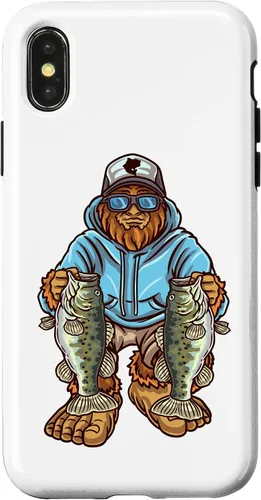 Vista 5 de Funda para iPhone 17, diseño de pescador de pie grande