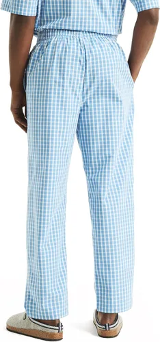 Vista 2 de Nautica Pantalón de dormir de popelina a cuadros para hombre