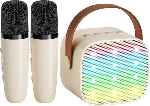 Vista 20 de YLL Máquina de karaoke para niños y adultos, regalos de cumpleaños para Negro