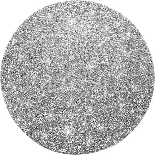 Vista 12 de Mantel individual negro de pedrería con diamantes triturados brillantes redondos lavables con purpurina para otoño, Halloween, boda, Navidad